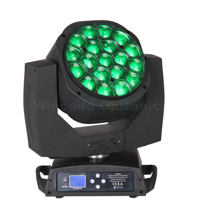 B-Eye K10 19×15W LED ズーム ムービング ヘッド ウォッシュ ライト